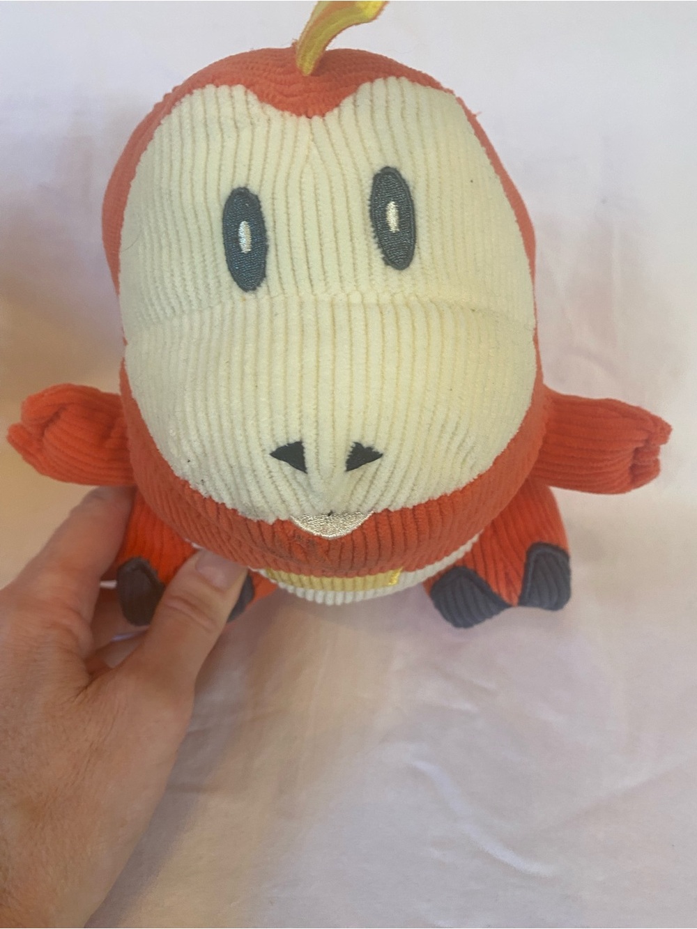 Pokémon Corduroy Fuecoco Plush Nintendo Creature Game Freak Collectible - Picture 2 of 12